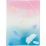 Папка на резинках А4+ "Colourful Feather 01" толщиной 400 мкм 1507-91-A AXENT