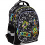 Рюкзак шкільний напівкаркасний Education "Swag" чорний K21-700M-1 (LED) KITE