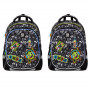 Рюкзак шкільний напівкаркасний Education "Swag" чорний K21-700M-1 (LED) KITE