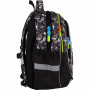 Рюкзак шкільний напівкаркасний Education "Swag" чорний K21-700M-1 (LED) KITE